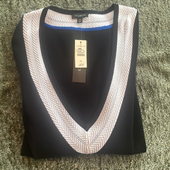 Talbot long sleeve sweater dark navy / almost black NWT sizeXS - Picture 5 of 9